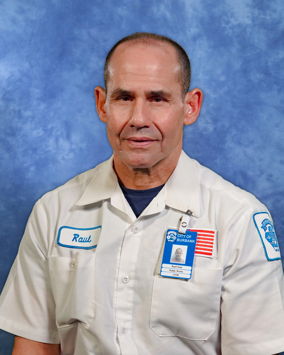 Portrait of Raul Sada, the City of Burbank's 2023 Employee of the Year.