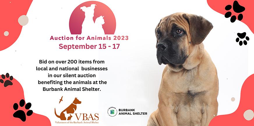 Burbank Animal Shelter Auction for Animals 2023