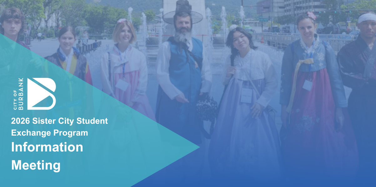 Burbank Sister City Committee Recruitment Meeting