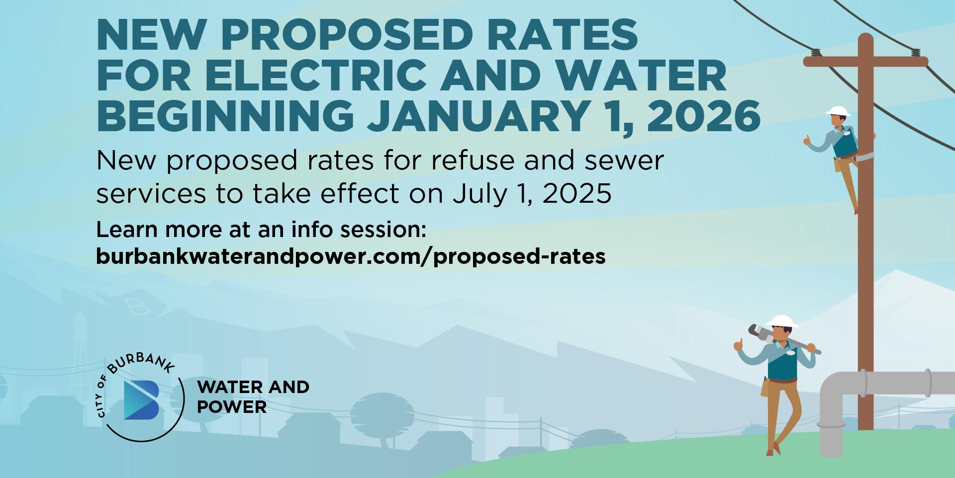 Townhall #1, Burbank Water and Power Proposed Rate Increases
