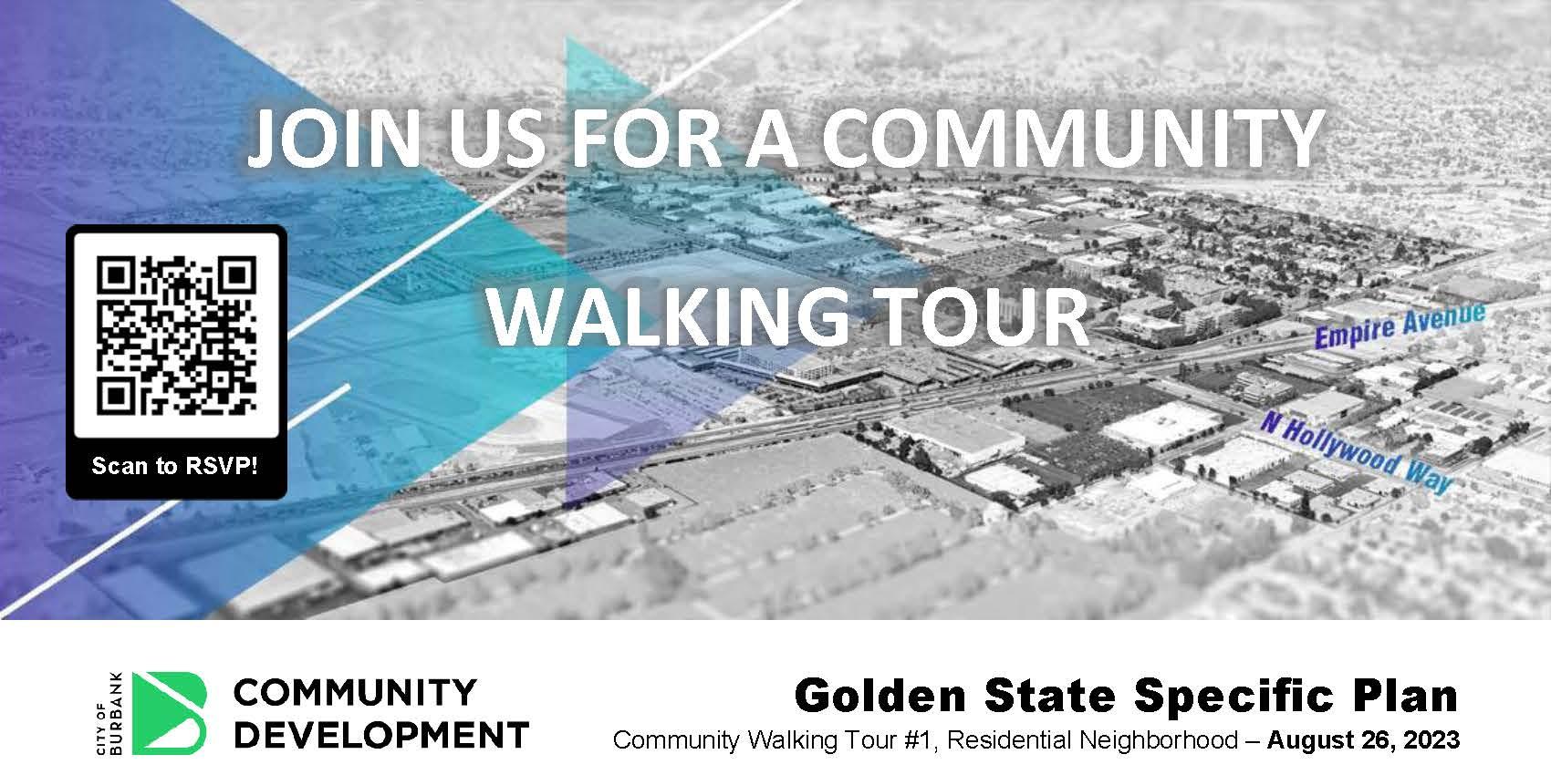 Golden State Specific Plan, Community Walking Tour on 8/26/23