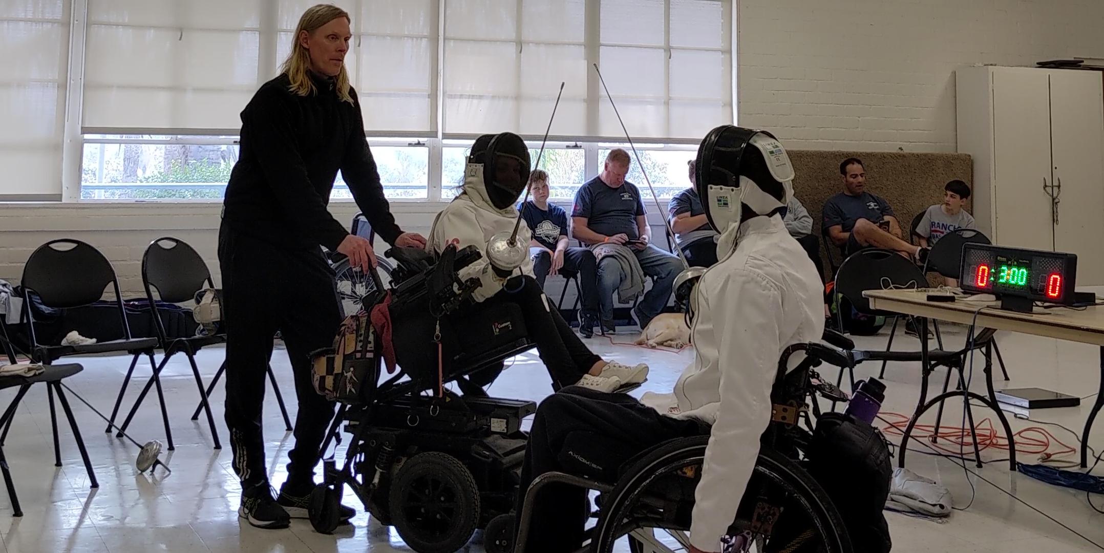 Wheelchair Fencing Program Event
