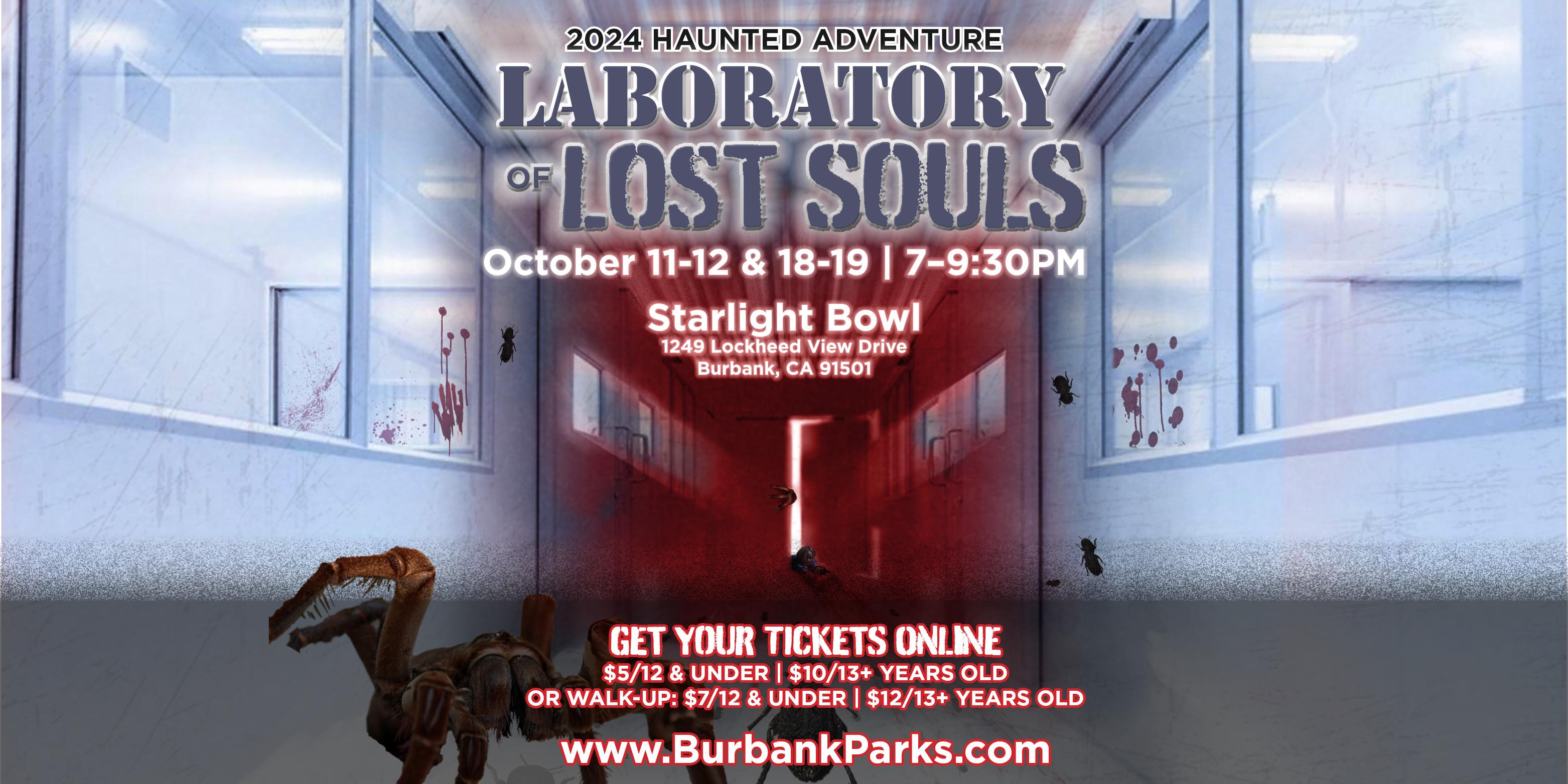 2024 Haunted Adventure Laboratory of Lost Souls