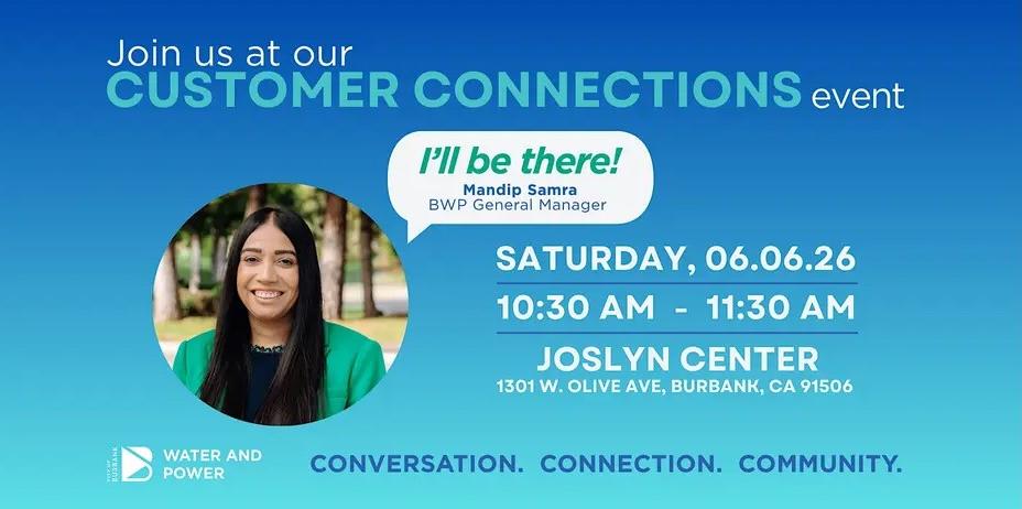 Townhall, Burbank Water and Power Customer Connections