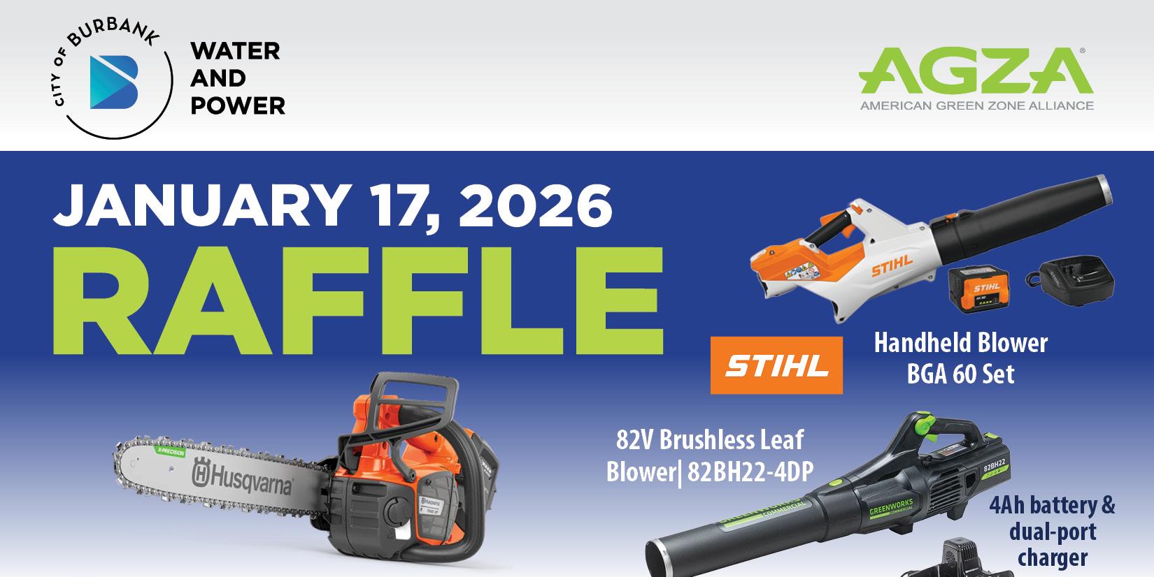 FREE and informative electric landscape equipment workshop with a raffle