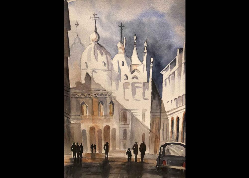 Pam McDonald 'Church in the Shadows'.jpg Image