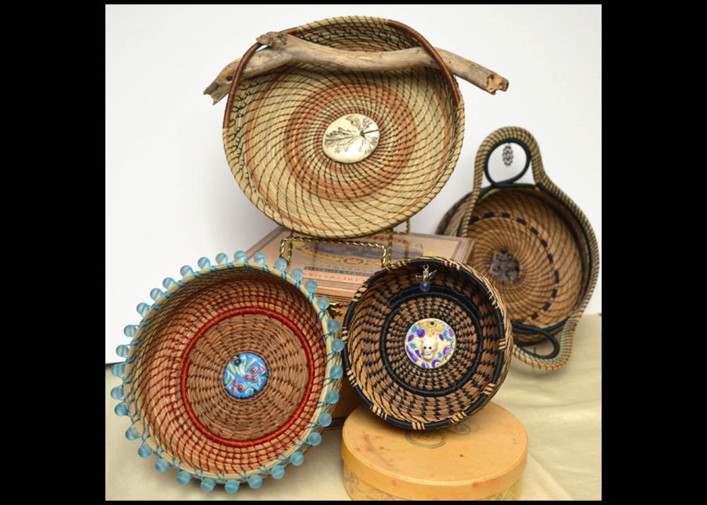 Christine Mallouf Pine needle baskets Image