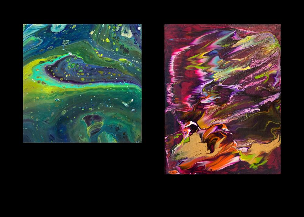 Gini Causton-Keene - Acrylic Paint pour Image
