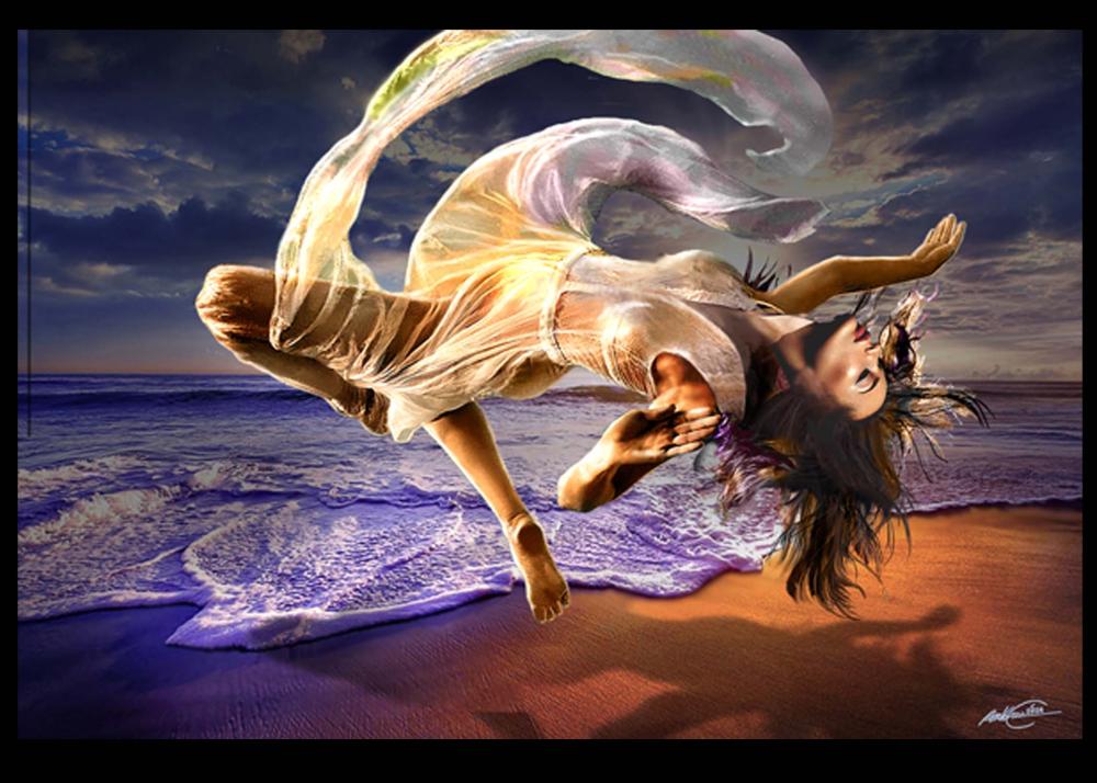 Floating on the seashore RK Image