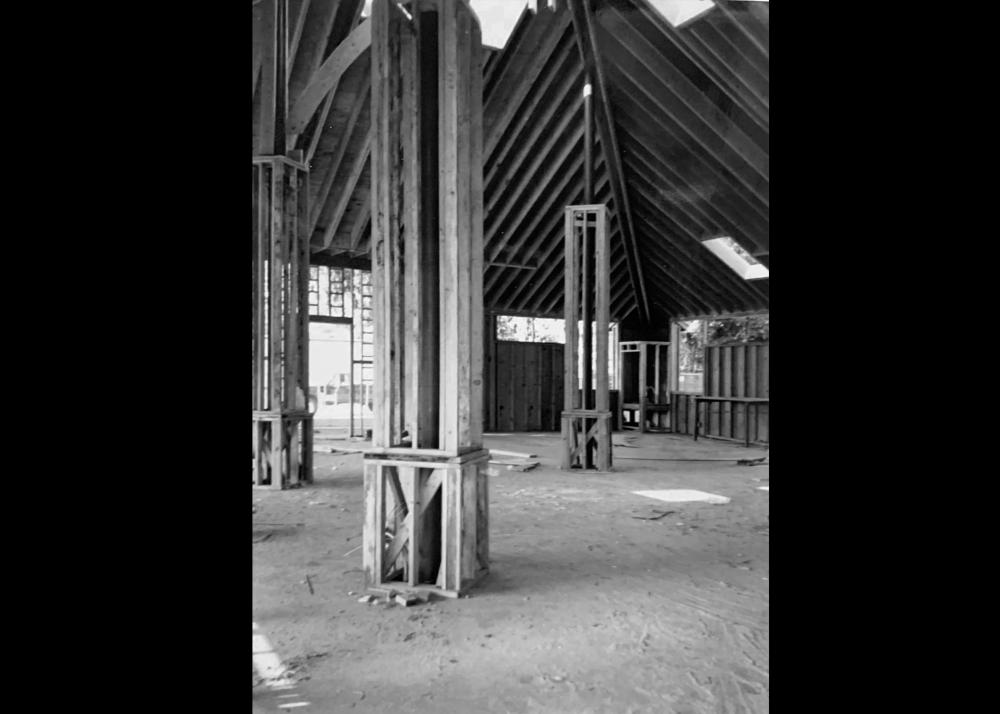 Inside of building during 1980's remodel Image