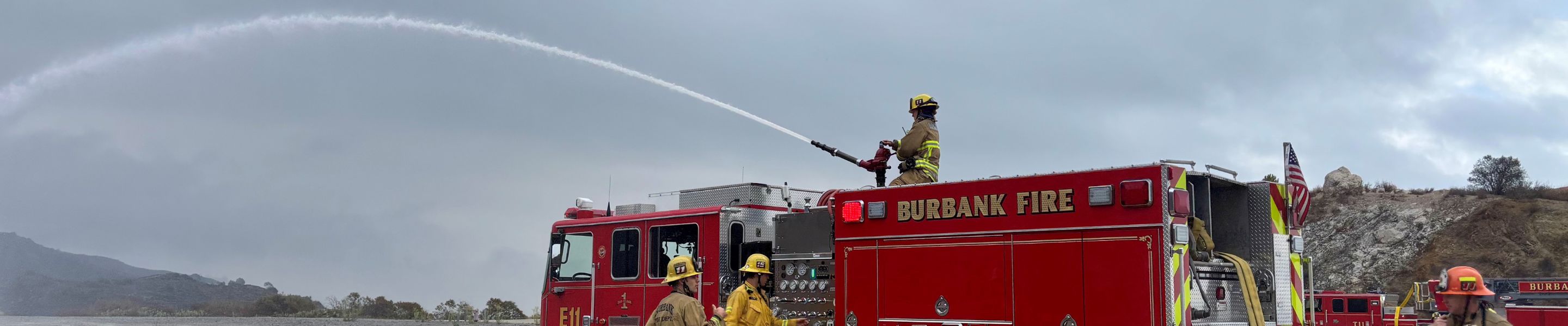 Exterior of Burbank Police & Fire headquarters