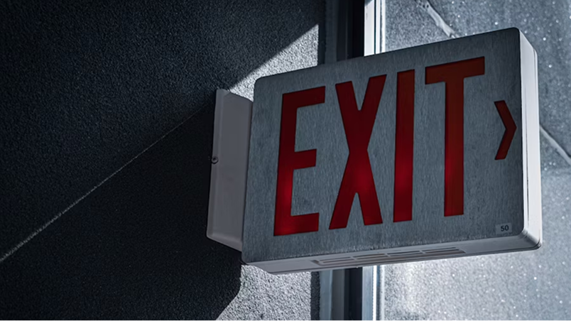 exit sign