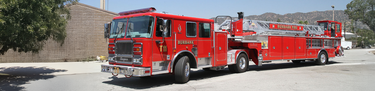 burbank fire truck