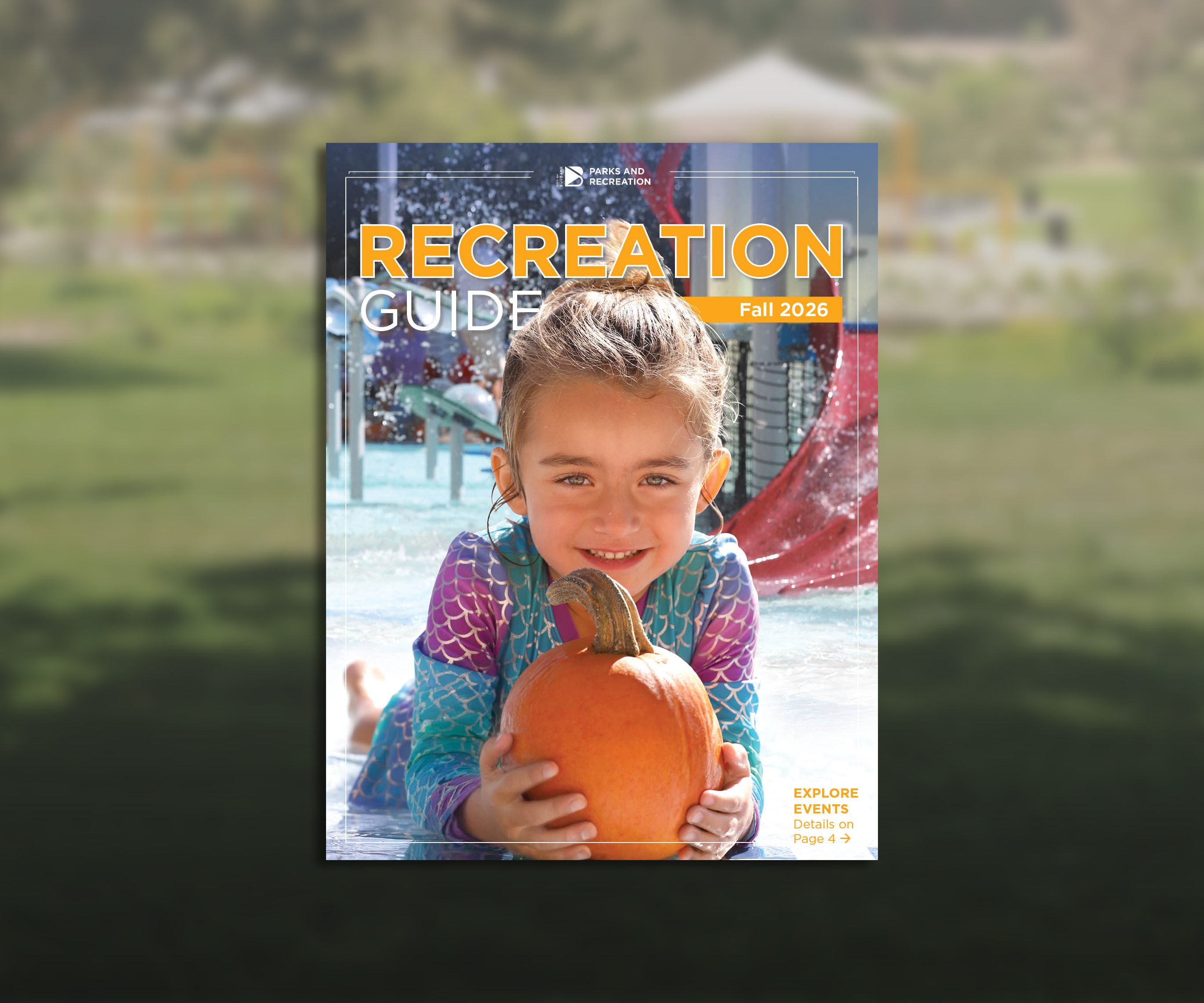 Cover of the 2026 fall recreation guide