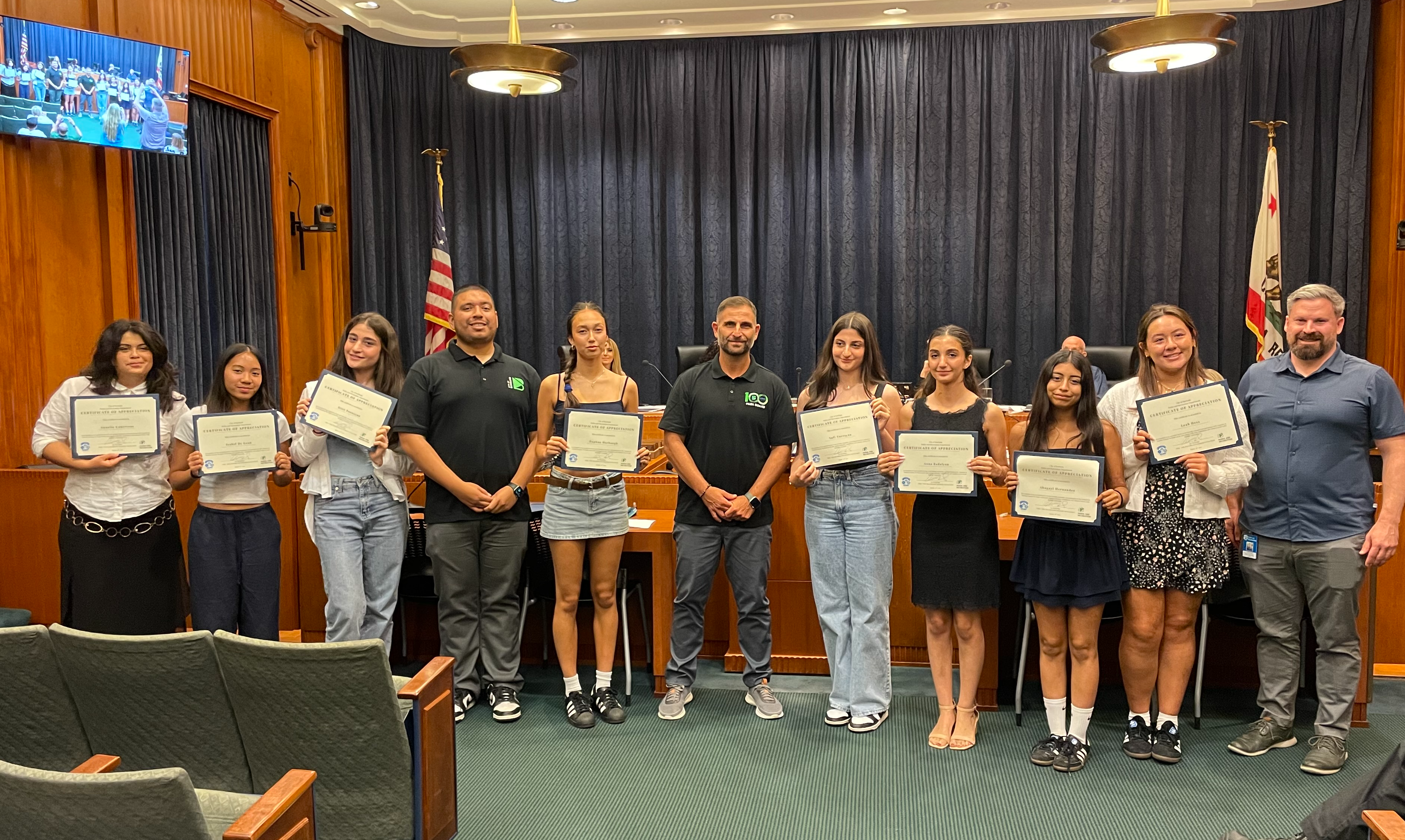 2025 Summer CIT park board recognition