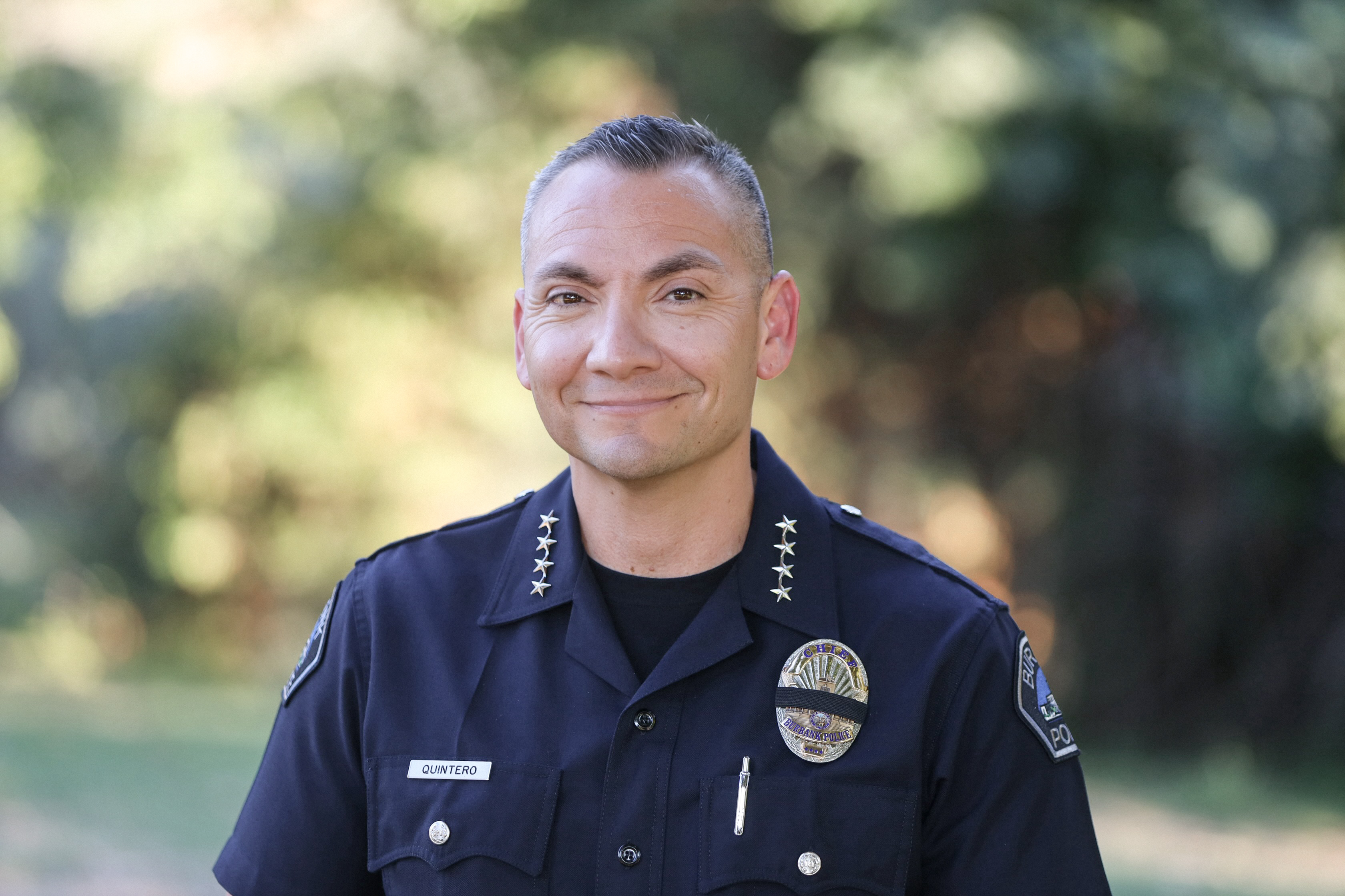 Burbank Police Chief Rafael Quintero