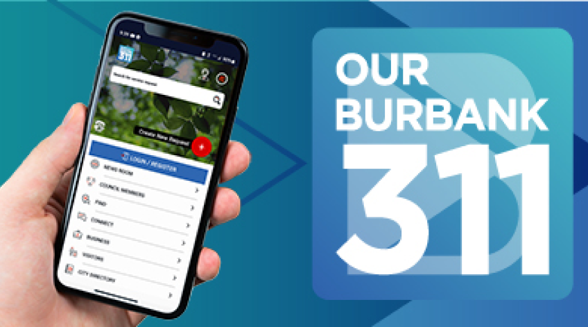 OurBurbank 311 mobile app logo