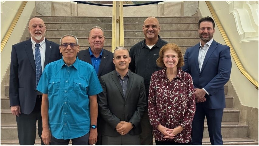 Group photo of Burbank Police Commission
