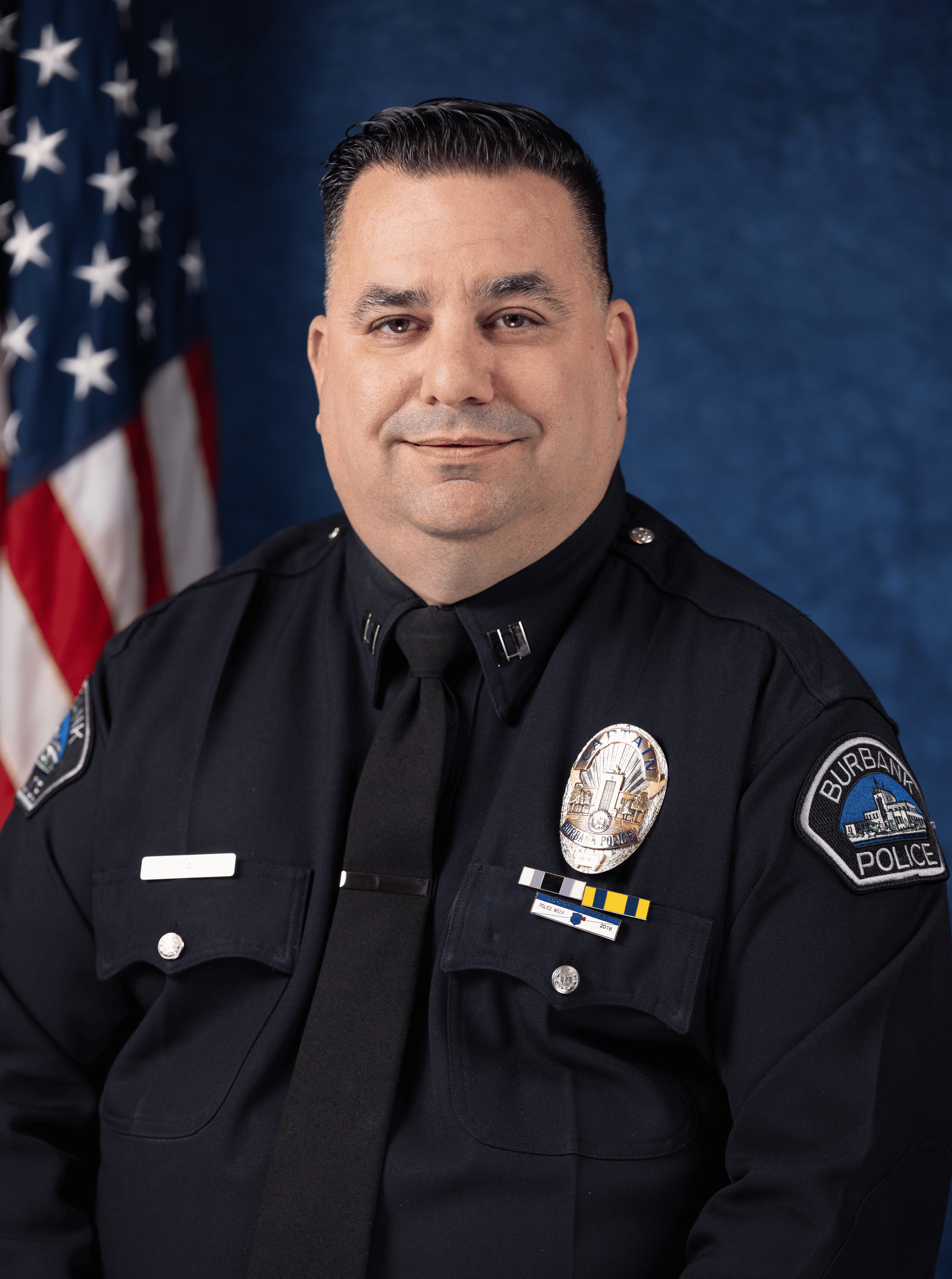 Burbank police statue