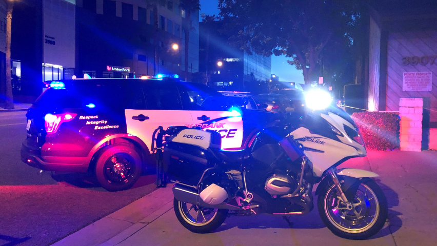 exterior of Burbank police headquarters